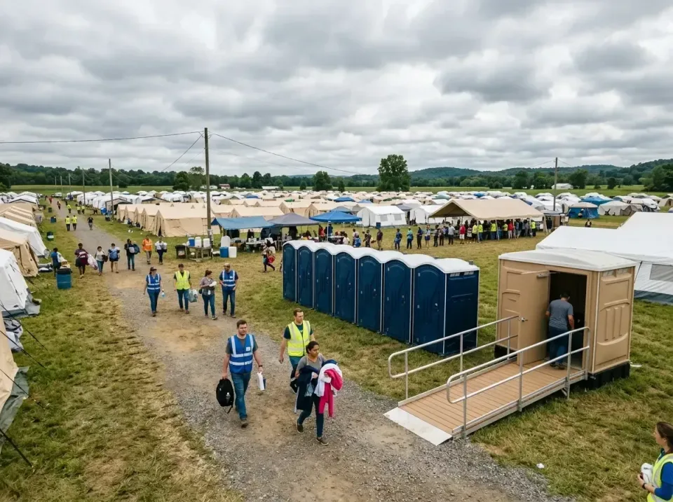 disaster-relief-camp-restrooms-010 — frequently asked questions, Dumpster & Portable Bathrooms Rental in Bend, OR